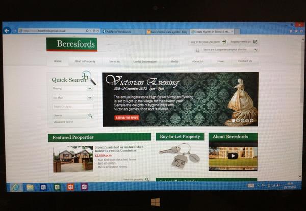 theme_is's tweet image. theme-is websites for #estateagents on the new Windows Surface - perfect !
