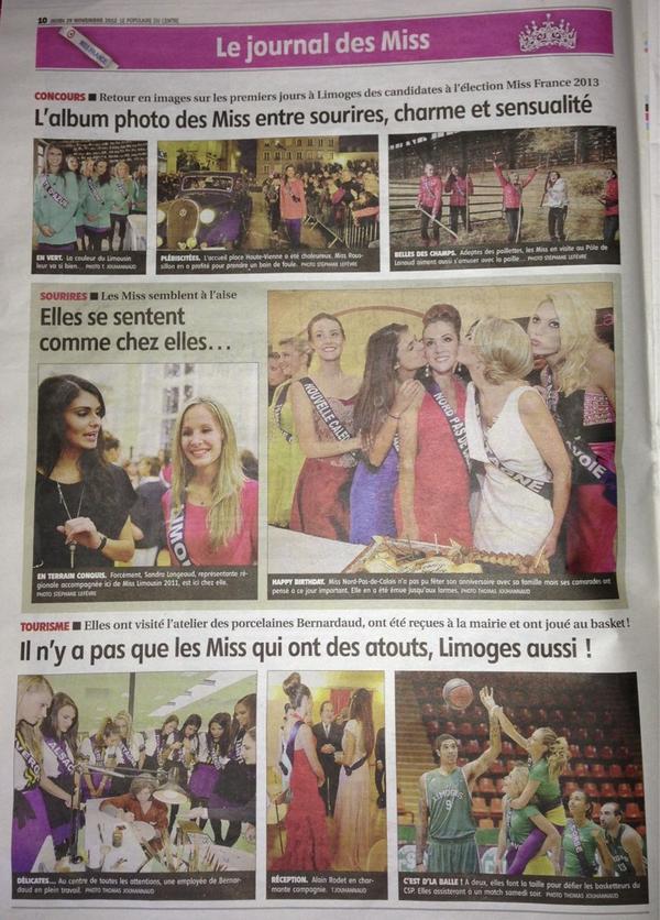 Official Coverage of the 66th election of Miss France 2013 for Pageant-Mania - girls in Limoges, Limousin, France - Page 3 A832wJXCUAAamIA