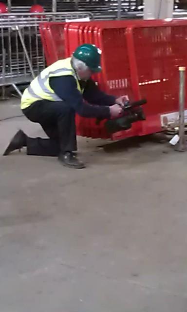 a4astra's tweet image. #Scaffolders hard at work under close watch from the camera #guardrailsystem