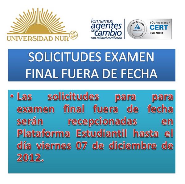 Estimados Estudiantes: