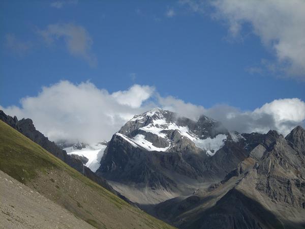 Awesome View of Om Parvat in Pithoragarh District, Uttarakhand, India.