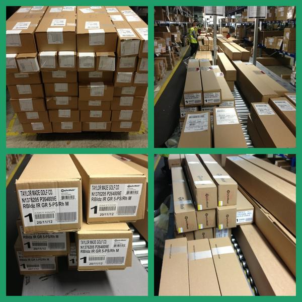 TaylorMadeTour's tweet image. It must be Christmas!! #ThisLittleThing #RocketBladez irons leaving HQ today.