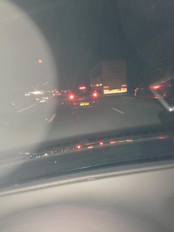 Welgeteld 20 min onderweg :-(
