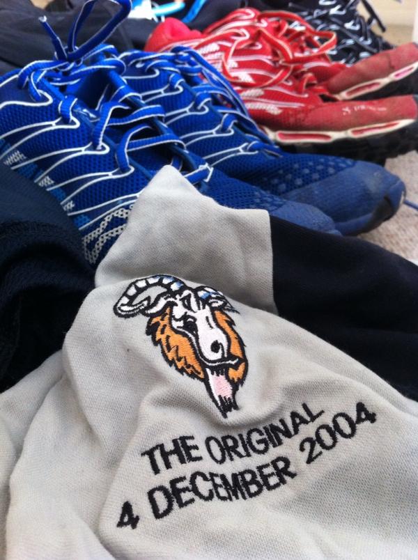 It's time for my annual run up active volcano. 24hrs to go. Shoes, Shirt, Shorts - check. Goat Attitude: Check.