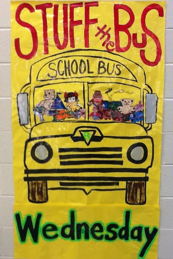 "Stuff the Bus" <a href="/BufordMiddle/">Buford Middle School</a> next Wednesday (Dec. 5). Please bring an unwrapped gift to help local families in need.