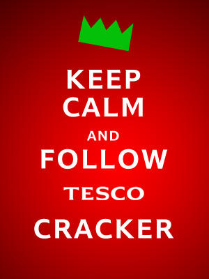 TescoTwinkle's tweet photo. KEEP CALM AND FOLLOW TESCO CRACKER @tescocracker http://t.co/a7dUDc1n