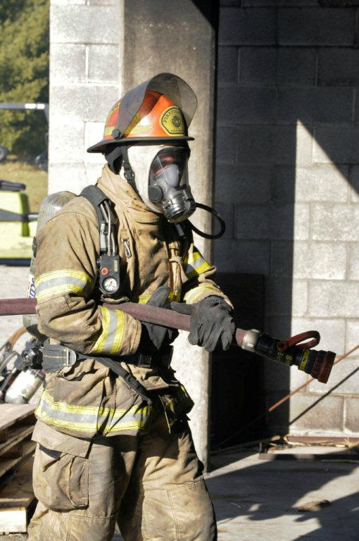 OhioFireAcademy's tweet image. Training took place at the Academy's #BurnBuilding