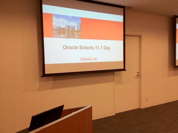 akolaris's tweet image. 13:00からの Oracle Solaris 11.1 Day イベント、開場しました。