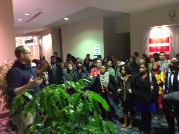 SalimZShariff's tweet image. Free lunch for #roots12 volunteers. Woot!