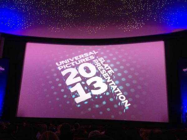 Ready set and relax @ Empire Leicester Sq for #UniversalPictures 2013 slate presentation