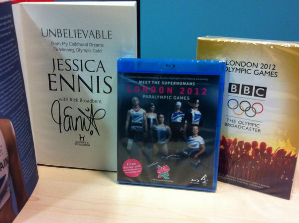 SainsburysNews's tweet photo. RT for your chance to win 1 of 5  #London2012 goody bags with signed @j_ennis book #JScomp T&amp;Cs http://t.co/v3inA5oR http://t.co/uKyrv9t9
