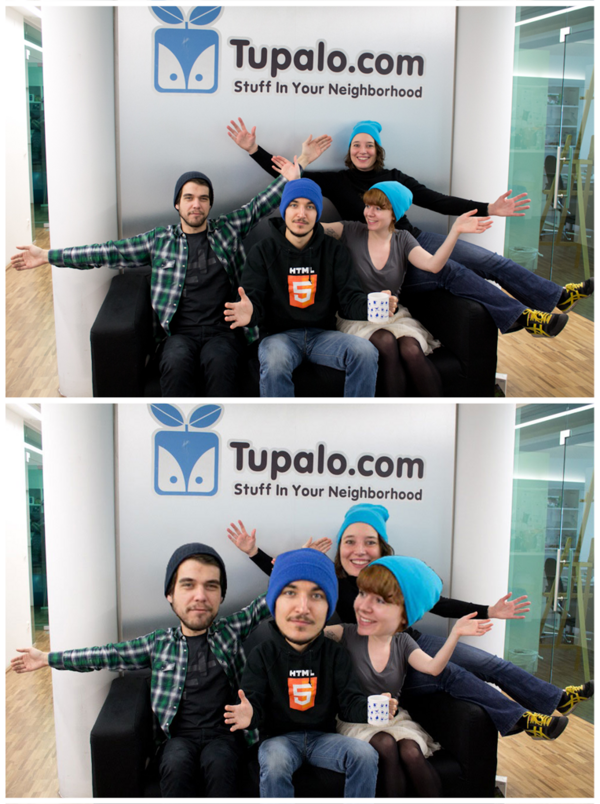 Blue Beanie Day x #fridayhug x photoshop = #tgif