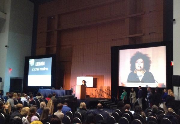 whitjones's tweet image. Excited to be at #roots12 today! @EJChola1 just helped open it up by calling for a #powershift!