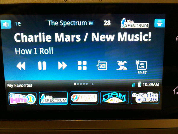 djkev4's tweet image. LOVING the new @CharlieMars song on #Spectum on @SIRIUSXM