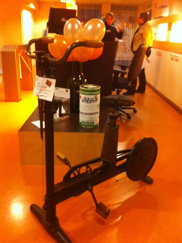 De aller eerste spinningbike.... #spinning #trappenalseenmalle