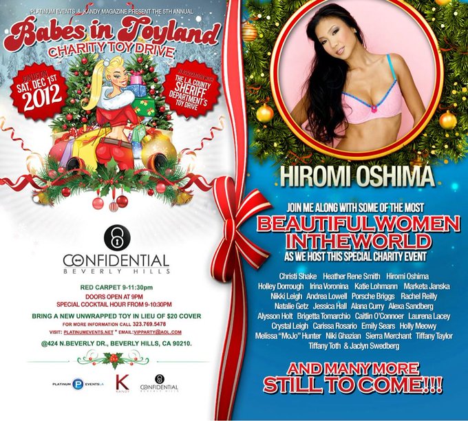 Who's joining me tomorrow night for Babes in Toyland - Charity Toy Drive? Let's celebrate holiday season<a href="/tag/mmsla15"class="tags"><span>#mmsla15</span></a>