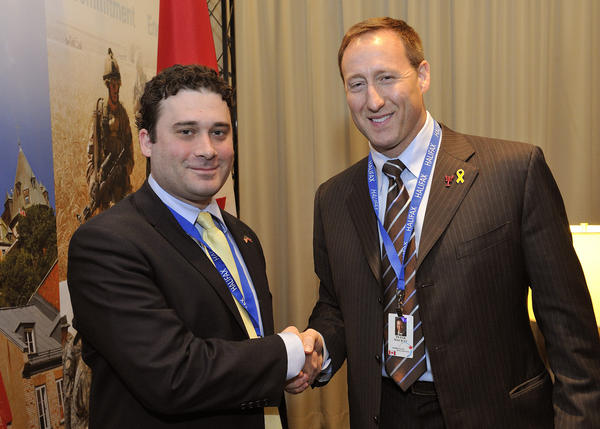 joshrogin's tweet photo. Me and Canadian Defense Minister Peter MacKay here at #Halifax2012 http://t.co/rM1Ty1a0