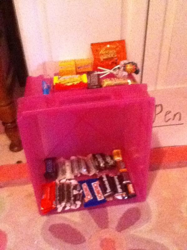 Look at my candy stash!