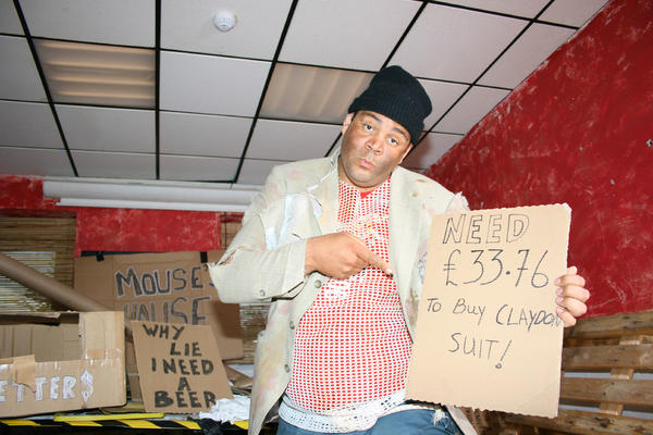 its a hard life in the dumps but at least i have my hat :))