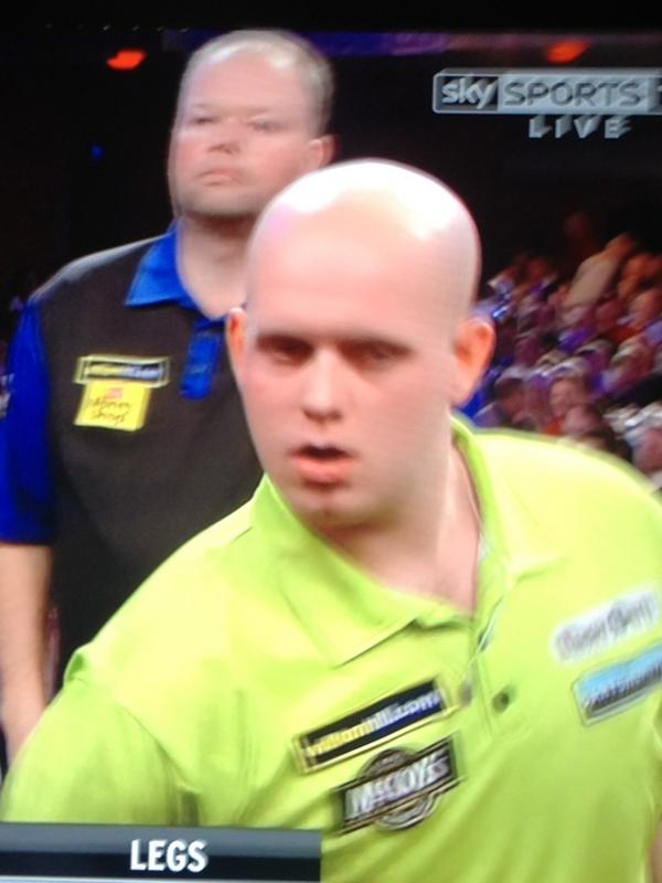 anderson_steele's tweet photo. Are you playing in the grand slam darts final tonight @GaryAblettJnr #180 http://t.co/cCnQNShi