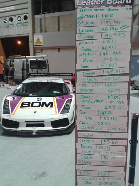 Simdustry's tweet image. Final positions for todays contest - congrats Laurance and enjoy your track day thanks to #Akzonobel and #Hammerite :)