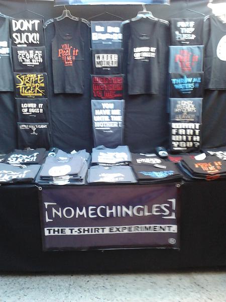 NOMECHINGLES's tweet photo. ASÍ QUEDÓ LA MINISTORE DE “NOMECHINGLES T~SHIRTS“ EN EL BAZAR CIENTO 28 A OBREGÓN 128 EN LA ROMA BIENVENIDOS !! DALE RT http://t.co/JRWqDMbo