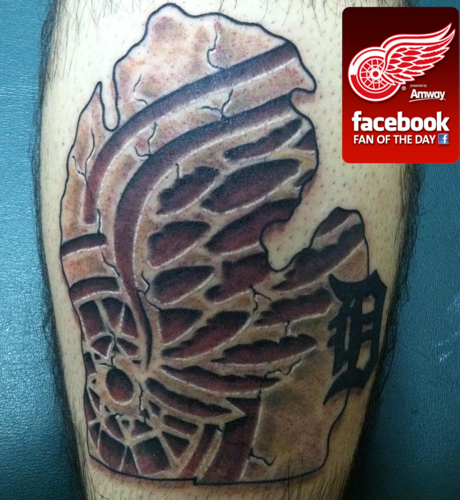 Detroit Red Wings on Twitter 12 Congrats to Christopher winner of our  Wild Tattoo contest amp winner of RedWings tix courtesy JackLinks  httptcoaxOGAlR8eW  Twitter