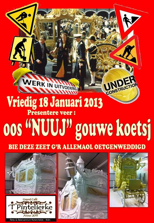 Zet 'm in ugge agenda...!