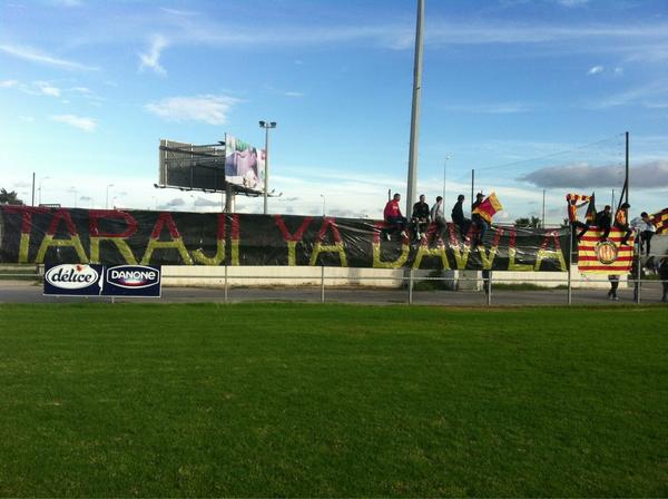 ESTunisOfficiel's tweet photo. Le Parc B aujourd hui lors de la reprise des pros #tarajidawla http://t.co/eb7Uh2rd