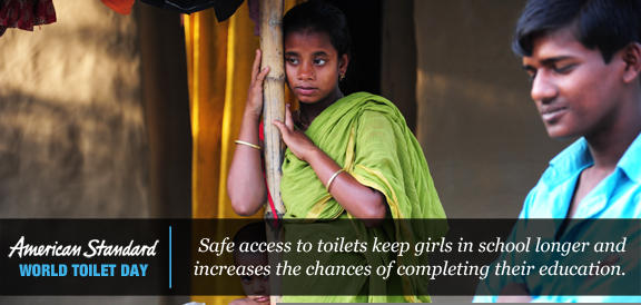 ProfessorToilet's tweet photo. #DidYouKnow that access to clean #toilets leads to higher success rates for girls? Learn more > http://t.co/vJMcOkTU http://t.co/7GdOCpky