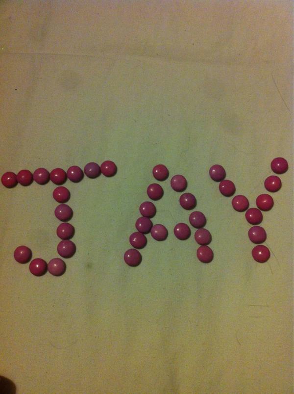riacordier's tweet image. @MrJayCrosby Pink smarties! #SweetNames x