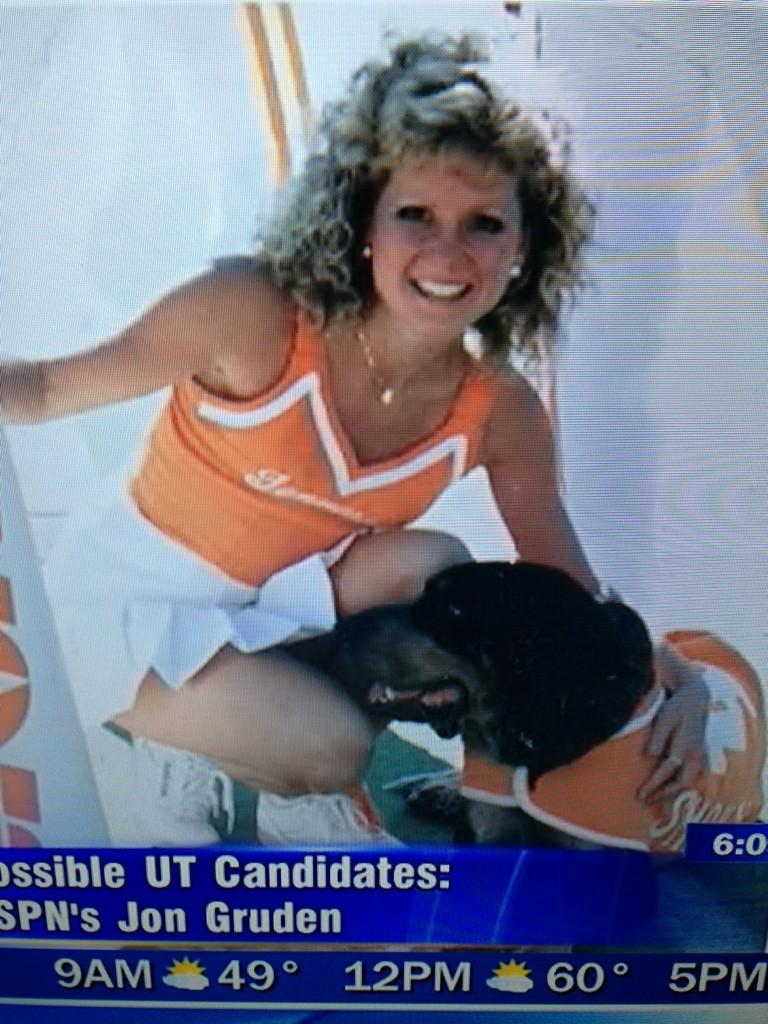 Clay Travis On Twitter Poonhound Mattsettlemires Jon Gruden S Wife As A Cheerleader At Ut What S Smokey Lookin At Http T Co J6uaxwnt