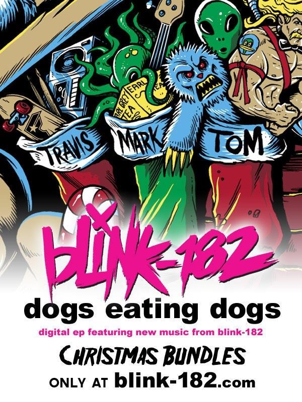 Markhoppusspain's tweet photo. blink 182 "dogs eating dogs" EP 🎄🎅 http://t.co/sX1IZDut