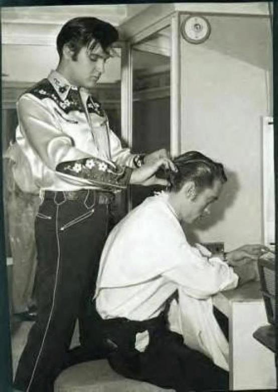 CrewRivonia's tweet photo. Scissor-over-comb technique? We've got it waxed like Elvis ;) http://t.co/U9IpJc0L