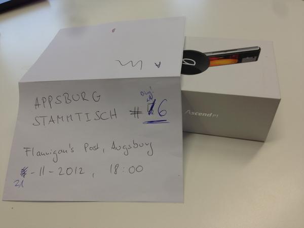 appsburg's tweet photo. This is in fact, not an iPhone. So don’t say we’re biased. Also, tomorrow is appsburg stammtisch again! http://t.co/ICKPswXS