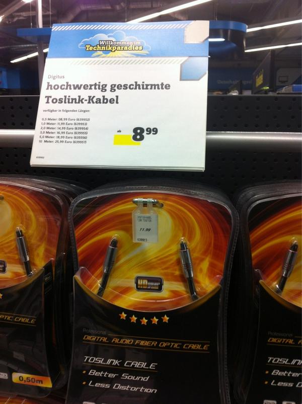 Gut geschirmte, optische Kabel... Das wird die elektrischen Einstreuungen minimieren ;)