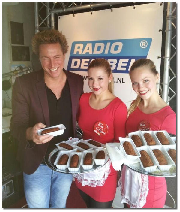 Ja Ja - De week van de #Croquet is begonnen! Onze dames zijn onderweg met verse warme kroketten!