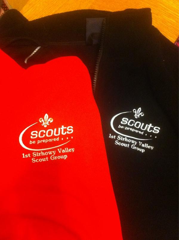 Group polo shirts and fleeces available to order now. Can be personalised with child's name initials etc.