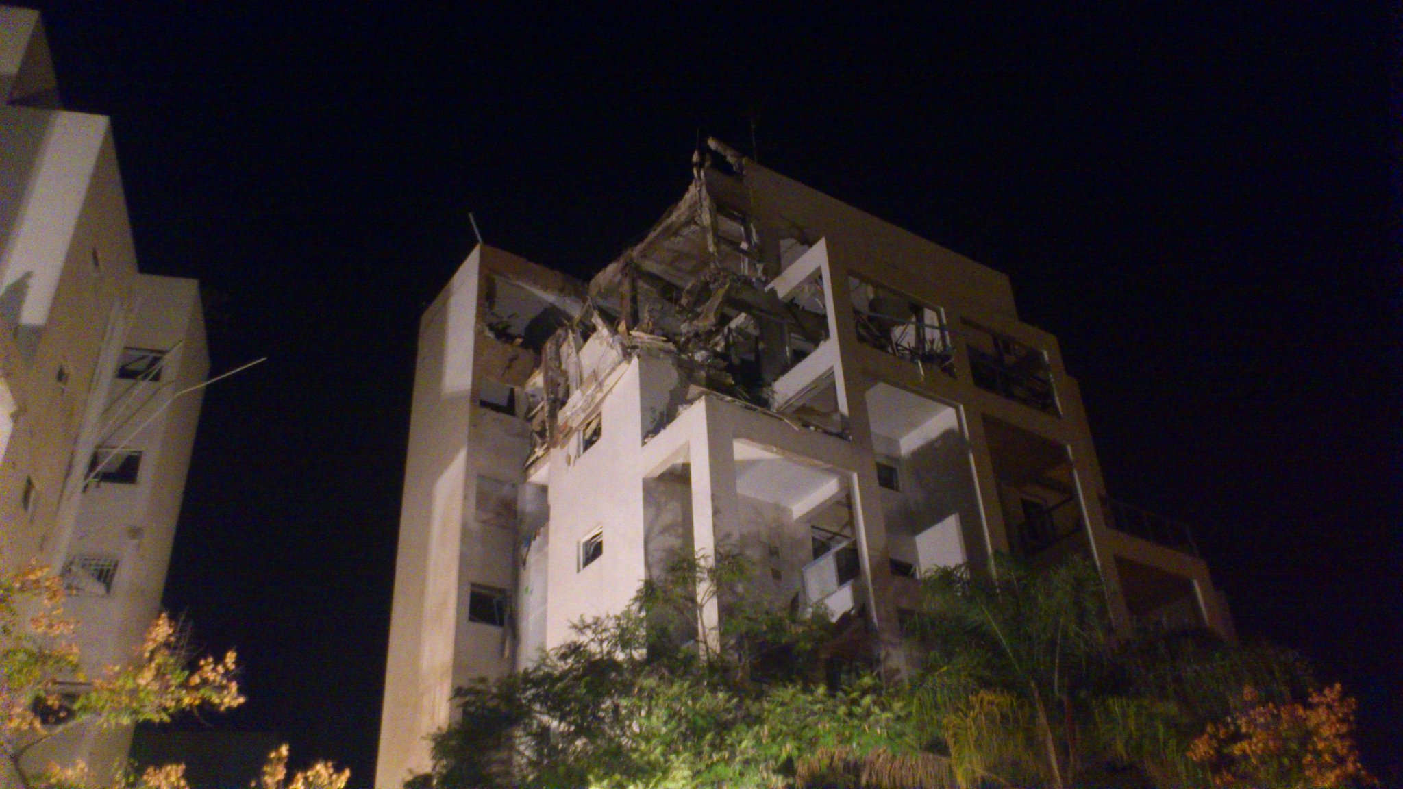 Rocket attack in Rishon Lezion