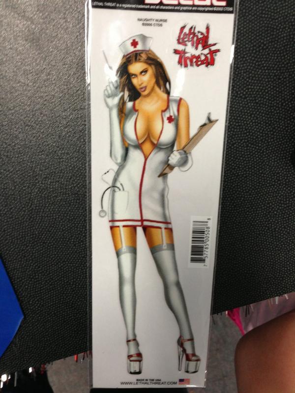 AJohnLindsay's tweet image. My 7yr old put this on the counter @autobarn to get for mummy's car "as she's a nurse too". True but.. #howdoiexplain