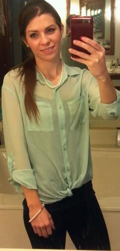 rachrunns's tweet image. Mint and pearls:) #prettyinpearls #love #mint