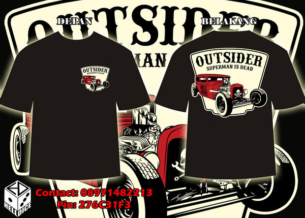 Sore brandal, yuk yg mau nambah keren monggo di pesan --> TS <a href="/HellDiceCloth/">HellDiceStore</a> - Uotsider Hotrod | IDR: 80k