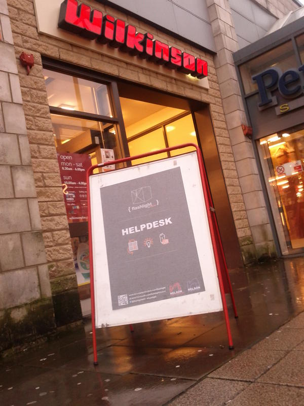 davidboultbee's tweet image. Stuck folding a #flashlight lantern? Pop to the helpdesk in Wilkinson&apos;s Nelson. @beckyatherton and I visited yesterday