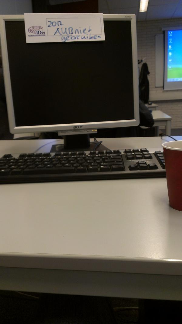 prins063's tweet image. Zal wel onderdeel van de cursus zijn. #mcitp