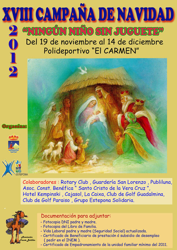 JuventudEstepon's tweet photo. Llega la campaña "Ningún niño sin juguetes 2012". Una tradicional y gran iniciativa. @JuventudEstepon http://t.co/F7tHcgQy