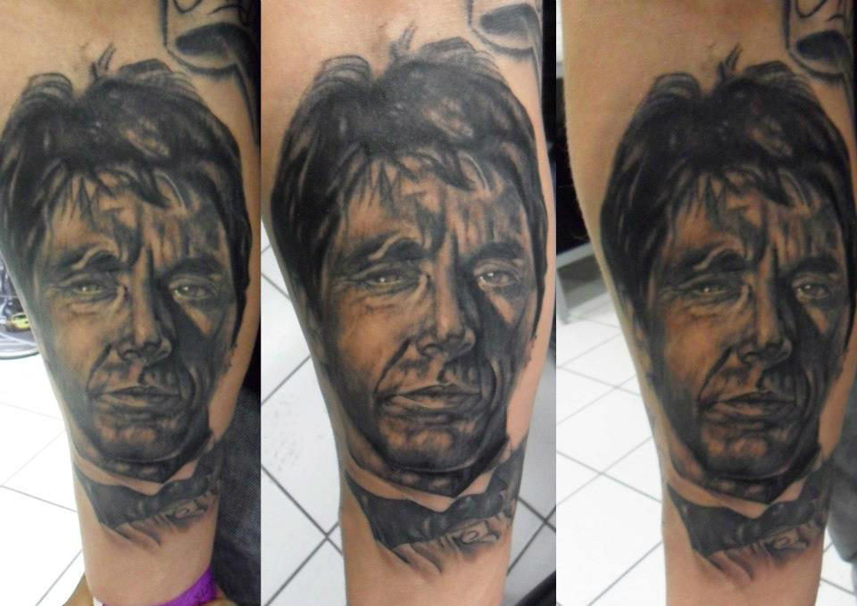 libertad tattoo on Twitter "new tattoo tony montana http//t.co/6U6gJMjI"