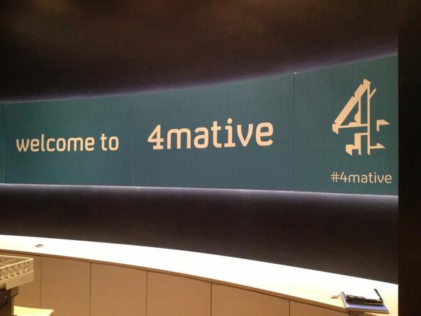 Channel4's first #4mative event kicks off in an hour