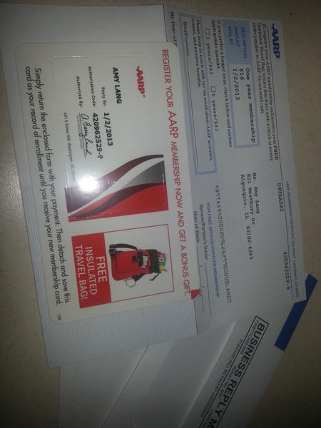 amylang90's tweet image. Um excuse me, but I thought AARP was for retirement? #consideringit #freetravelbag