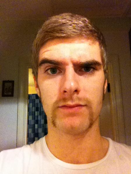 Syntax_Ashley's tweet image. This was the #moustache on day 14... @__syntax__ Mo Bros need your help! uk.movember.com/team/521617 #movember