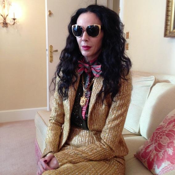 frederiquededet's tweet photo. L'Wren Scott and her new glasses collection http://t.co/TpxBnQd1